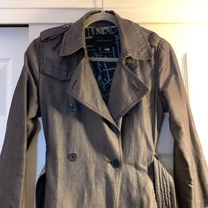 Banana Republic Indigo blue trench coat made from Italian fabric!!